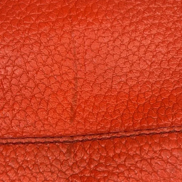 Kate Spade Orange square‎ leather crossbody bag maximalist bright color kidcore - Picture 3 of 7